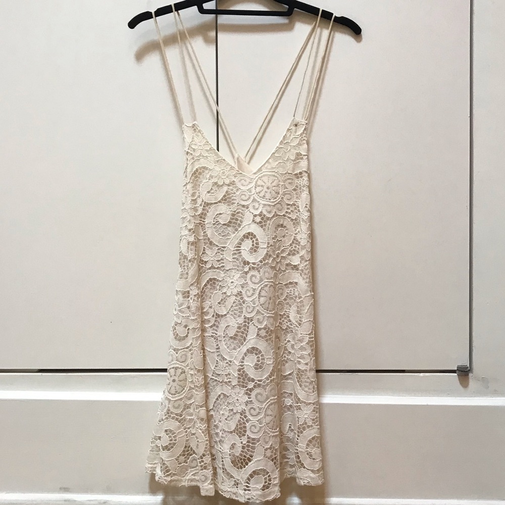 Crochet White Slip